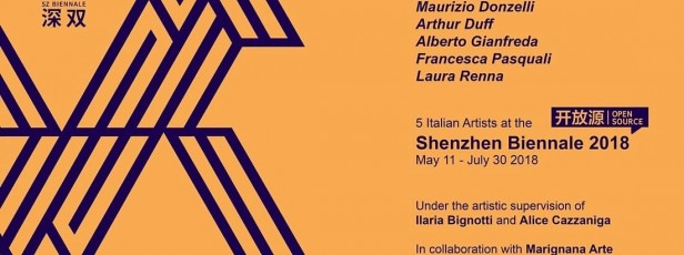 Five italian artists at Shenzhen Biennale